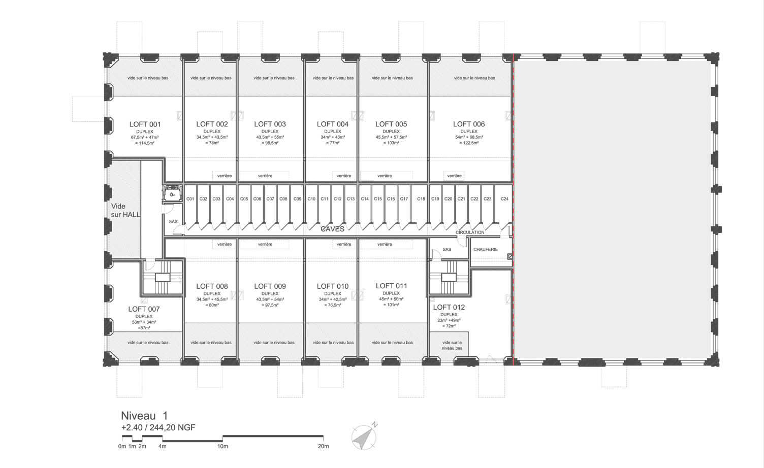 Rez-de-chauss&eacute;e haut